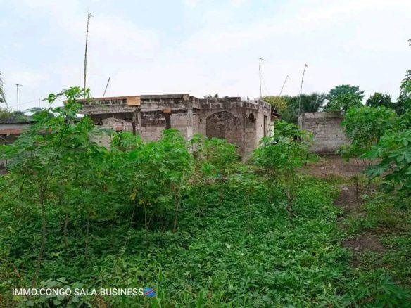 VENTE D'UNE PARCELLE EN CHANTIER INACHEVÉE A N'SELE PLAZA 8 terrain