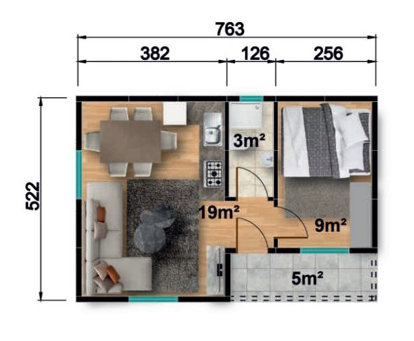 Maisons préfabriquées 10 101.40 b
