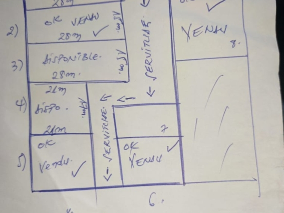 Une concession en morcellement à vendre à Mimosas 36 morcellement