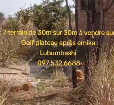 4 terrain à vendre 4 parcelle