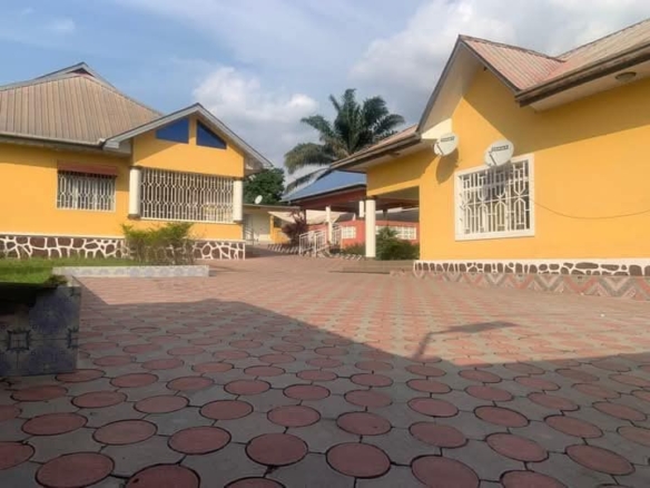 Grande parcelle avec 3 maisons basses à vendre à Ngaliema – UPN, Cité Champ de Tir 4 parcelle