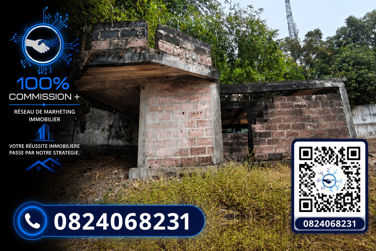 Parcelle-Terrain à Vendre – Ngaliema, Kinshasa