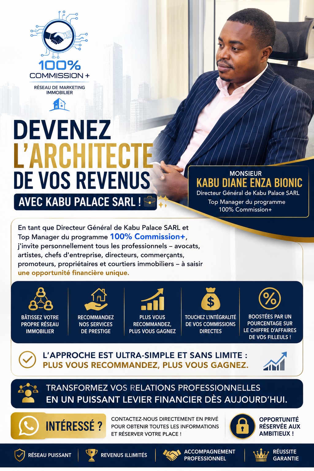 Parcelle-Terrain à Vendre – Ngaliema, Kinshasa