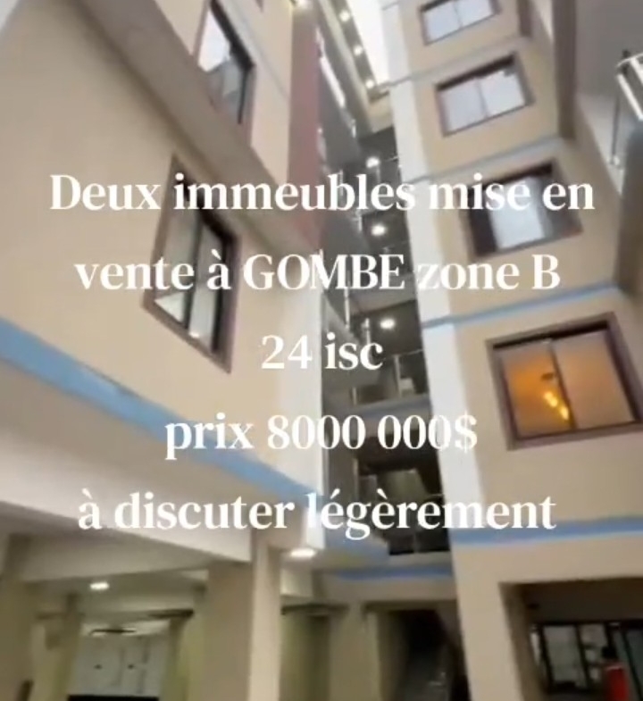 Immeuble à Vendre – Gombe, Kinshasa