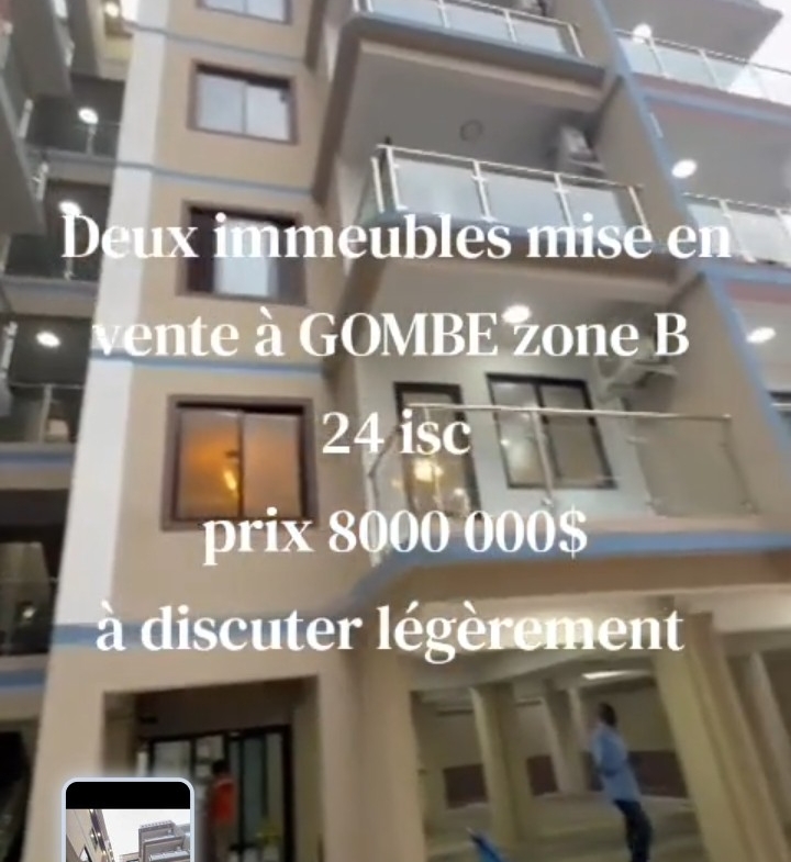 Immeuble à Vendre – Gombe, Kinshasa