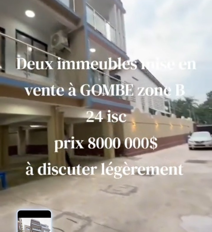 Immeuble à Vendre – Gombe, Kinshasa