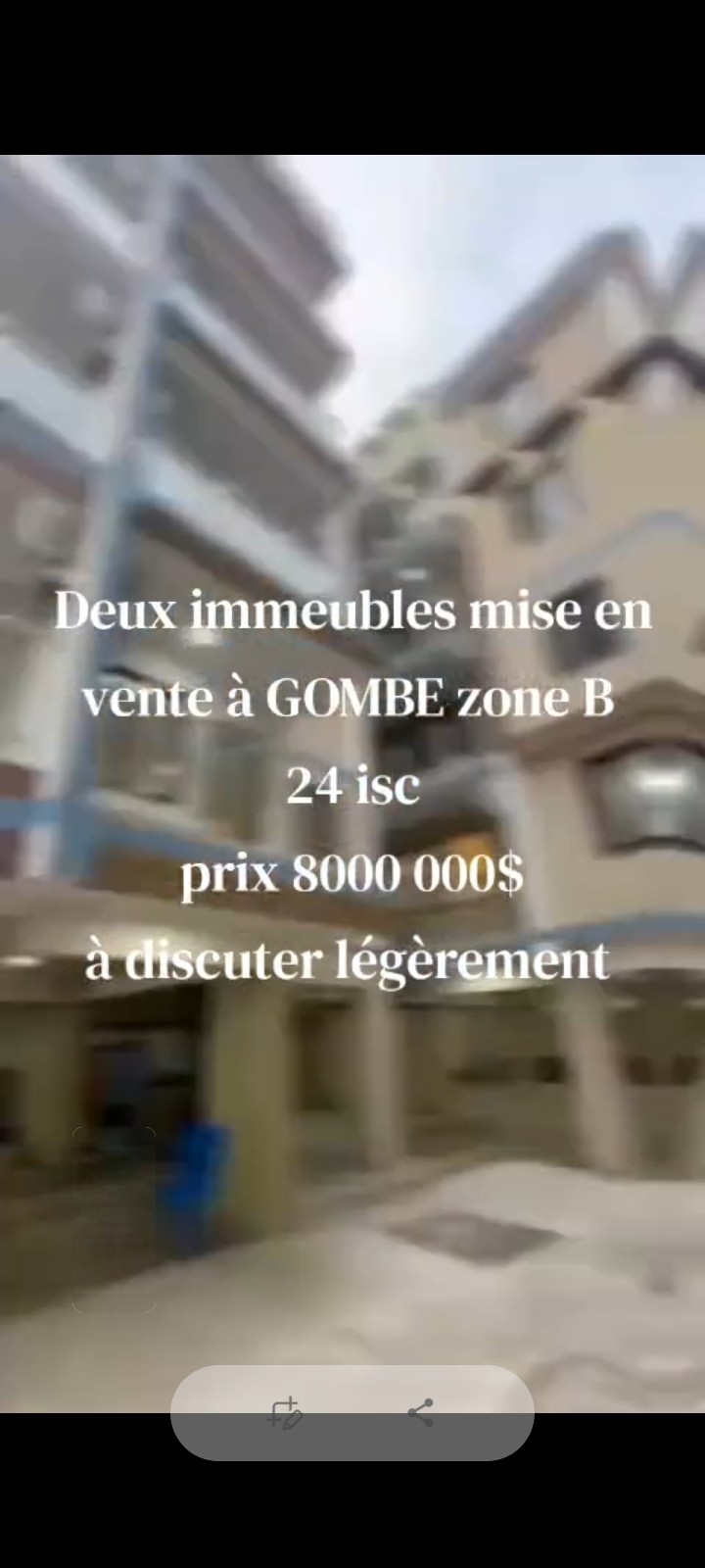 Immeuble à Vendre – Gombe, Kinshasa