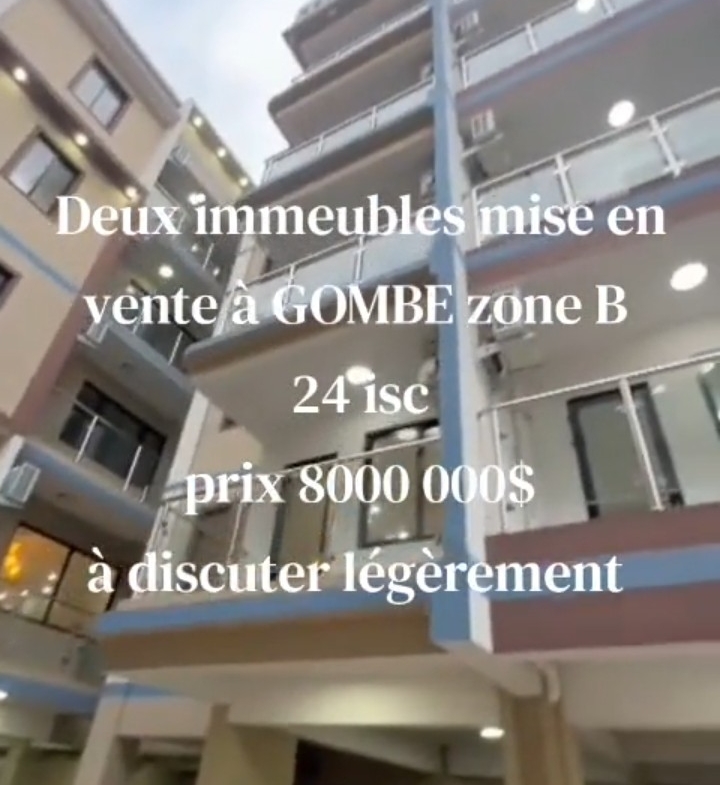 Immeuble à Vendre – Gombe, Kinshasa
